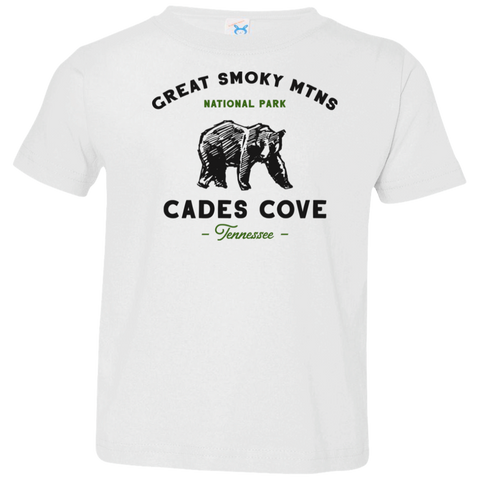 Smoky Mountains Cades Cove Bear - Toddler T-Shirt