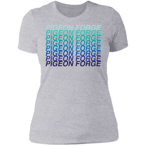 Pigeon Forge Blue Ombre - Women's Tee