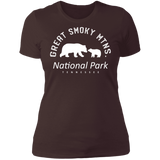 Great Smoky Mtns (White) - Women's Tee