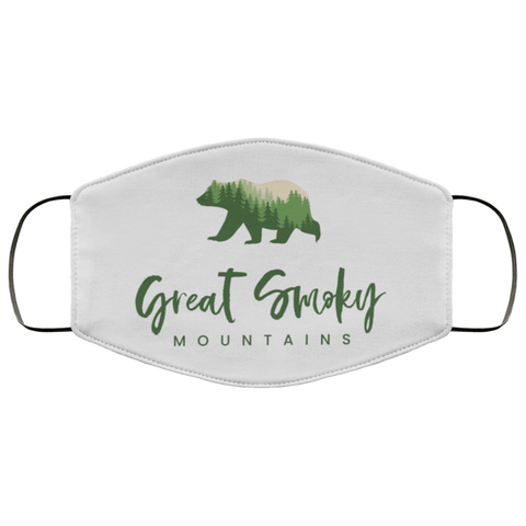 Great Smoky Mountains - Adult Face Mask