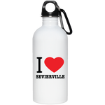 Love Sevierville - 20 oz. Stainless Steel Water Bottle