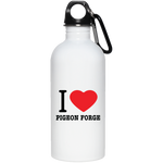 Love Pigeon Forge - 20 oz. Stainless Steel Water Bottle