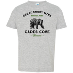 Smoky Mountains Cades Cove Bear - Toddler T-Shirt