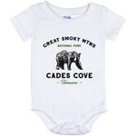 Smoky Mountains Cades Cove Bear - Baby Onesie