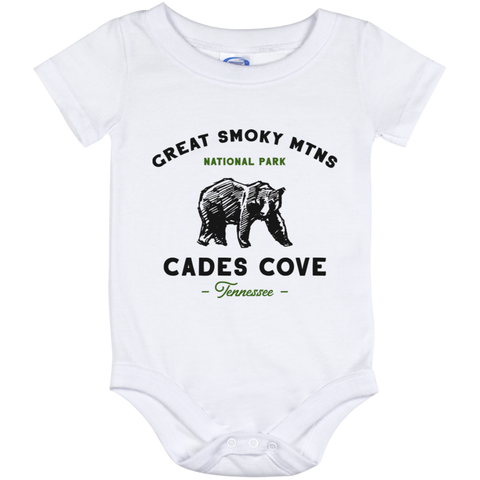 Smoky Mountains Cades Cove Bear - Baby Onesie