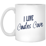 I Love Cades Cove - White Mug