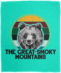 Great Smoky Mountains Bear - Plush Fleece Blanket (50x60)