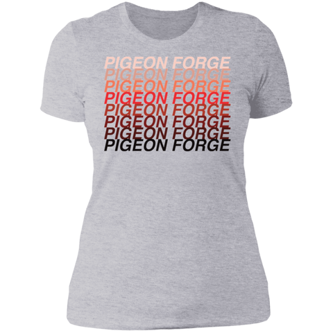 Pigeon Forge Red Ombre - Women's Tee