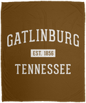 Gatlinburg Established - Plush Fleece Blanket (50x60)