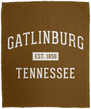 Gatlinburg Established - Plush Fleece Blanket (50x60)