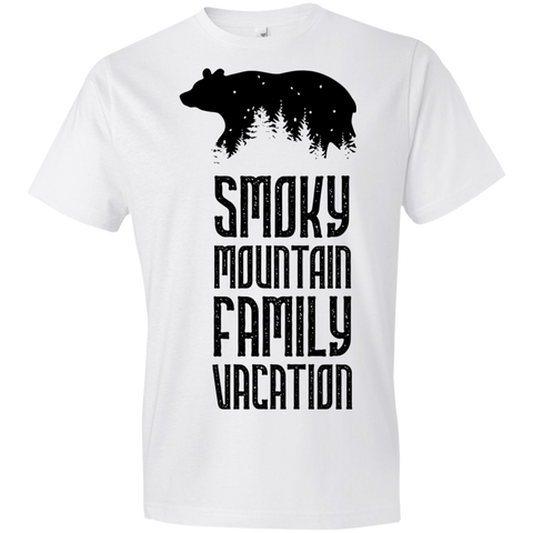 Smoky Mountain Family Vacation Bear - Youth Tee