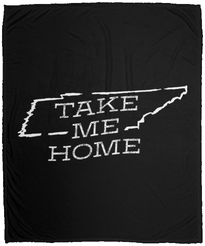 Take Me Home Tennessee (White) - Plush Fleece Blanket (50x60)