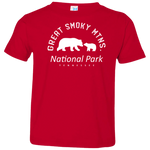 Great Smoky Mtns (White) - Toddler T-Shirt