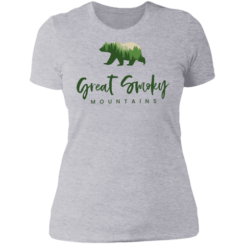 Great Smoky Mountains Green - Women's Tee