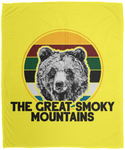 Great Smoky Mountains Bear - Plush Fleece Blanket (50x60)