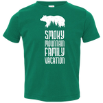 Smoky Mountain Family Vacation Bear (White) - Toddler T-Shirt