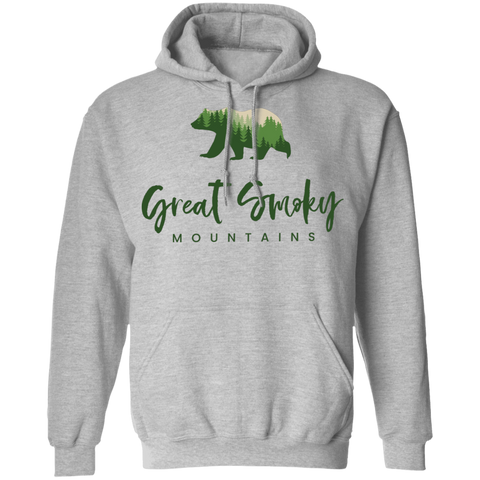 Great Smoky Mountains Green - Pullover Hoodie