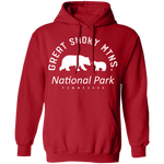 Great Smoky Mtns (White) - Pullover Hoodie