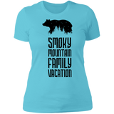 Smoky Mountain Family Vacation Bear - Women's Tee