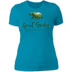 Great Smoky Mountains Green - Women's Tee