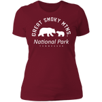 Great Smoky Mtns (White) - Women's Tee