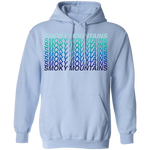 Smoky Mountains Blue Ombre - Pullover Hoodie