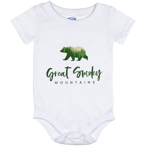 Great Smoky Mountains Green - Baby Onesie