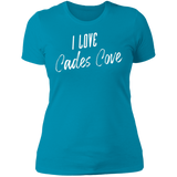 I Love Cades Cove (White) - Women's Tee