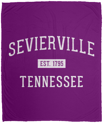 Sevierville Established - Plush Fleece Blanket (50x60)