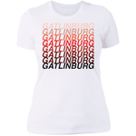 Gatlinburg Red Ombre - Women's Tee