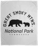 Great Smoky Mtns - Plush Fleece Blanket (50x60)