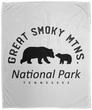 Great Smoky Mtns - Plush Fleece Blanket (50x60)