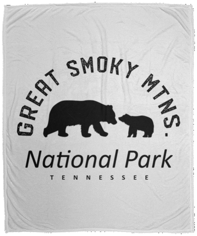 Great Smoky Mtns - Plush Fleece Blanket (50x60)