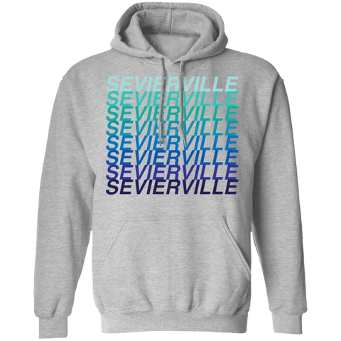 Sevierville Blue Ombre - Pullover Hoodie