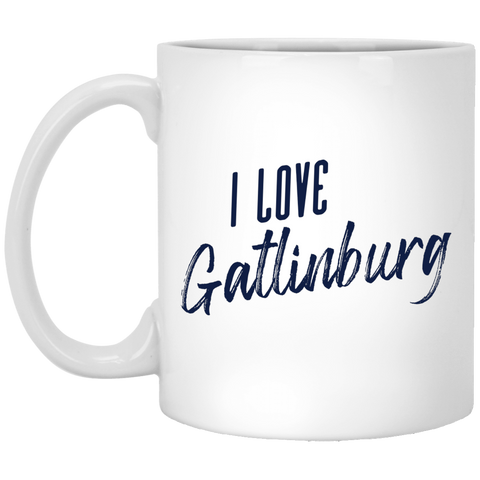 I Love Gatlinburg - White Mug