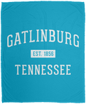 Gatlinburg Established - Plush Fleece Blanket (50x60)