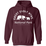 Great Smoky Mtns (White) - Pullover Hoodie