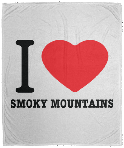Love Smoky Mountains - Plush Fleece Blanket (50x60)