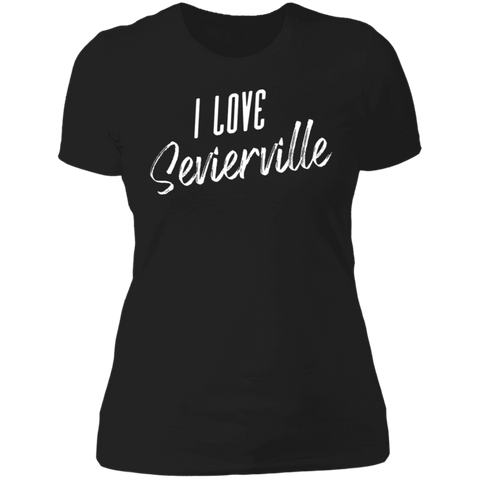 I Love Sevierville (White) - Women's Tee