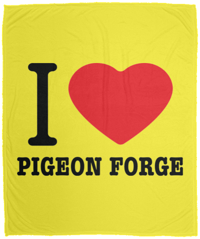 Love Pigeon Forge - Plush Fleece Blanket (50x60)