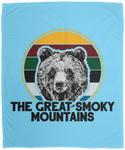 Great Smoky Mountains Bear - Plush Fleece Blanket (50x60)