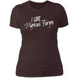 I Love Pigeon Forge (White) - Women's Tee