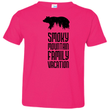 Smoky Mountain Family Vacation Bear - Toddler T-Shirt