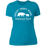 Great Smoky Mtns (White) - Women's Tee