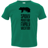 Smoky Mountain Family Vacation Bear - Toddler T-Shirt