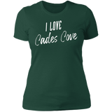 I Love Cades Cove (White) - Women's Tee