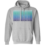 Smoky Mountains Blue Ombre - Pullover Hoodie