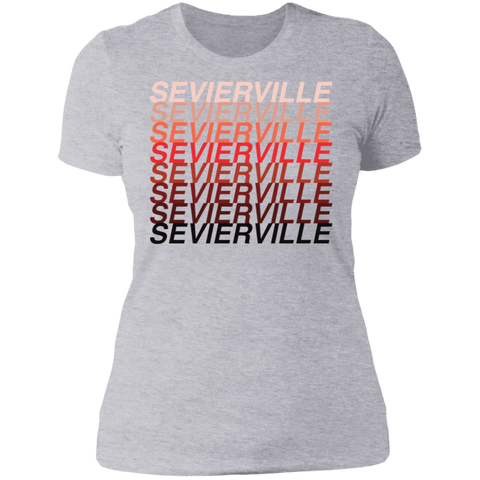 Sevierville Red Ombre - Women's Tee