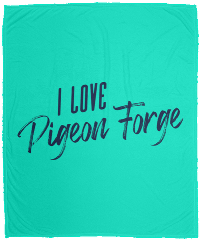 I Love Pigeon Forge - Plush Fleece Blanket