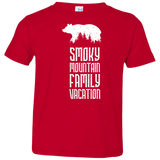 Smoky Mountain Family Vacation Bear (White) - Toddler T-Shirt